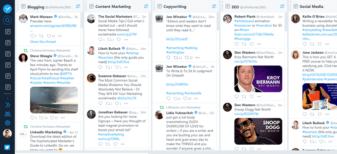 Twitter lists overview