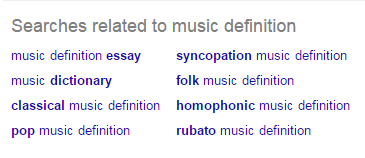 Searches Related to Music Definition